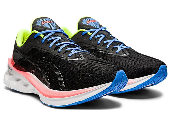 Asics NOVABLAST Muške Tenisice Crne Tamno Sive | PMDN6837