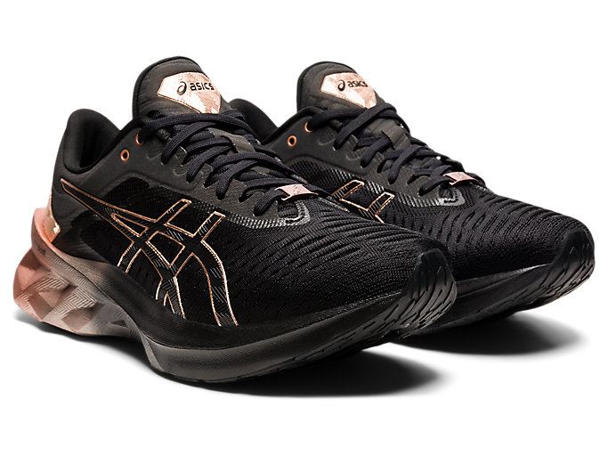 Asics NOVABLAST PLATINUM Ženske Tenisice Crne Roze Zlatne | XIOC1541