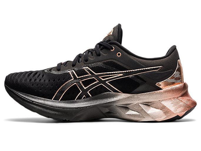 Asics NOVABLAST PLATINUM Ženske Tenisice Crne Roze Zlatne | XIOC1541