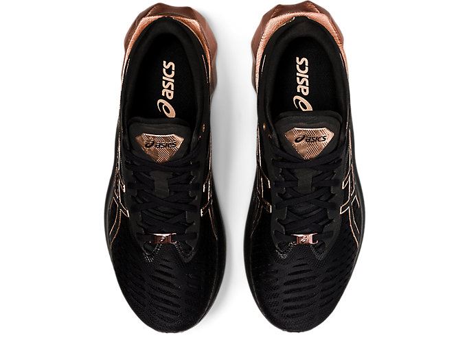 Asics NOVABLAST PLATINUM Ženske Tenisice Crne Roze Zlatne | XIOC1541