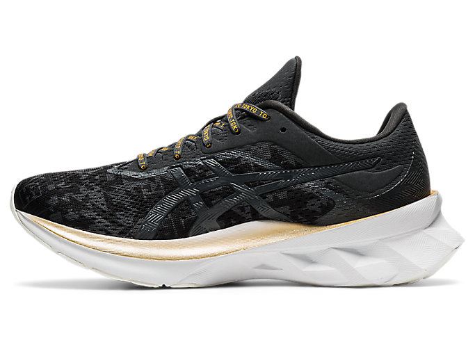 Asics NOVABLAST Ženske Tenisice Crne Tamno Sive | ZWUO4386