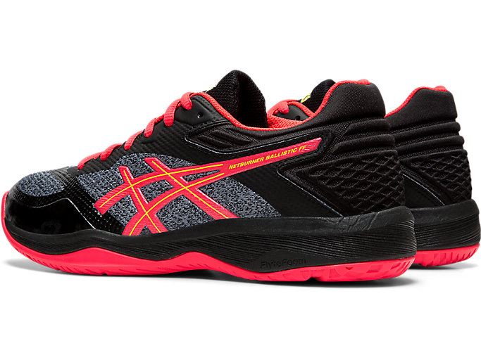 Asics Netburner Ballistic FF Ženske Tenisice Za Odbojku Crne Roze | AMRW6101