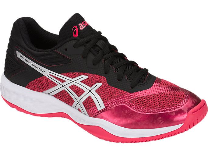 Asics Netburner Ballistic FF Ženske Tenisice Za Odbojku Roze Crne | YZNL4369