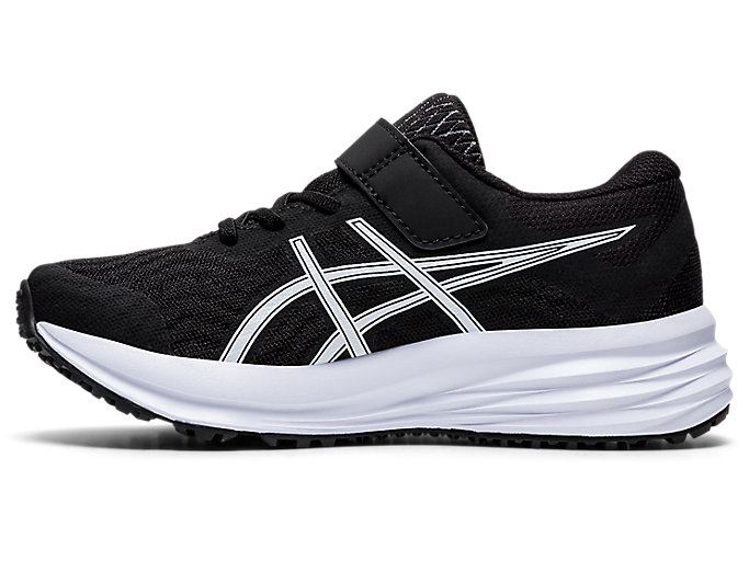 Asics PATRIOT 12 PS Dječje Tenisice Crne Bijele | ZROS3458