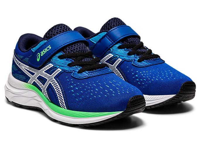 Asics PRE EXCITE 7 PS Dječje Tenisice Plave Bijele | UZFU7439