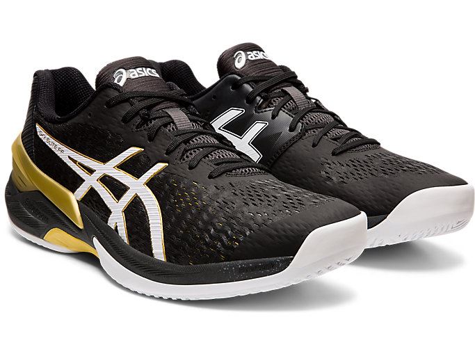 Asics SKY ELITE FF Muške Tenisice Za Odbojku Crne Bijele | CHSB4889