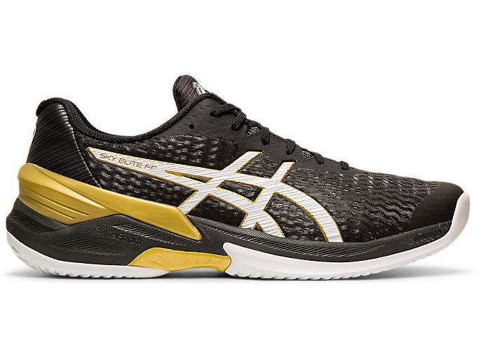 Asics SKY ELITE FF Muške Tenisice Za Odbojku Crne Bijele | CHSB4889