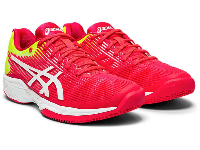 Asics SOLUTION SPEED FF Clay Ženske Tenisice Roze Bijele | QBJW3548