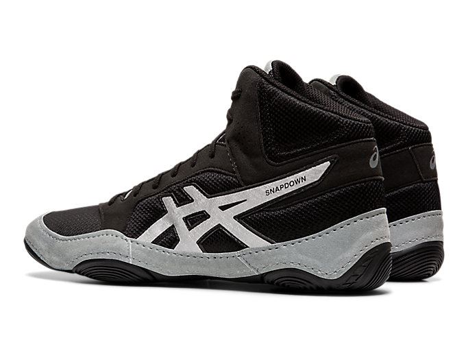 Asics Snapdown 2 Muške Cipele Za Hrvanje Crne Srebrne | KMTN7509