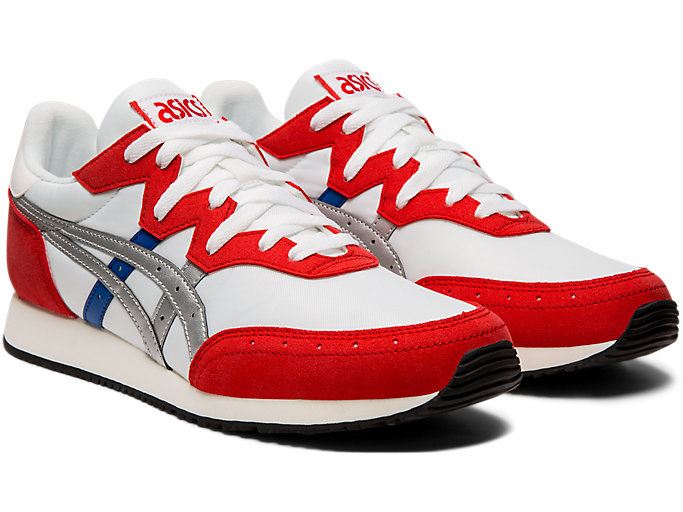 Asics TARTHER OG Muške Tenisice Bijele Crvene | BEXG7307