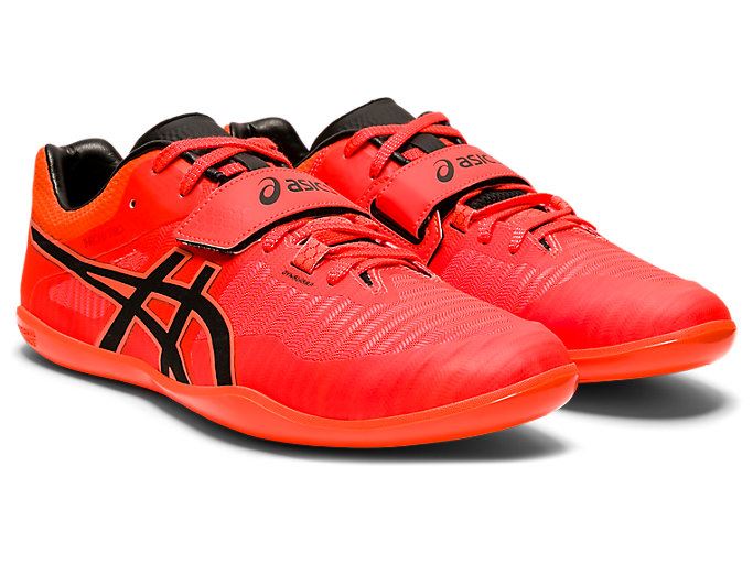 Asics THROW PRO 2 Muške Tenisice Za Tenisice Narančaste Crvene Crne | APVF6144