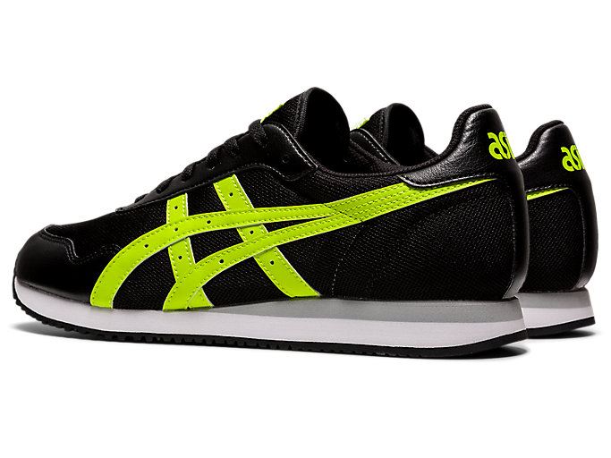 Asics TIGER RUNNER Muške Tenisice Crne Zelene | SQJN4294