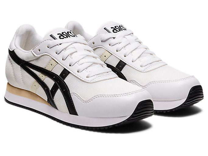 Asics TIGER RUNNER Ženske Tenisice Bijele Crne | IUZJ8317