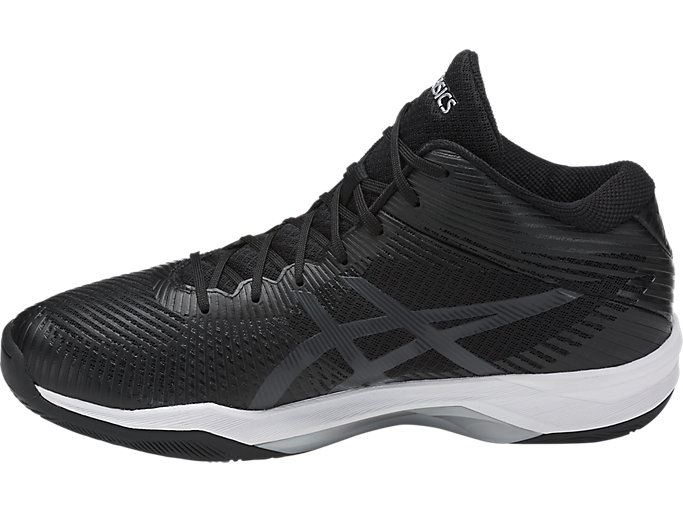 Asics Volley Elite FF MT Muške Tenisice Za Odbojku Crne Tamno Sive Bijele | ULES3814