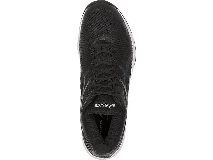 Asics Volley Elite FF MT Muške Tenisice Za Odbojku Crne Tamno Sive Bijele | ULES3814